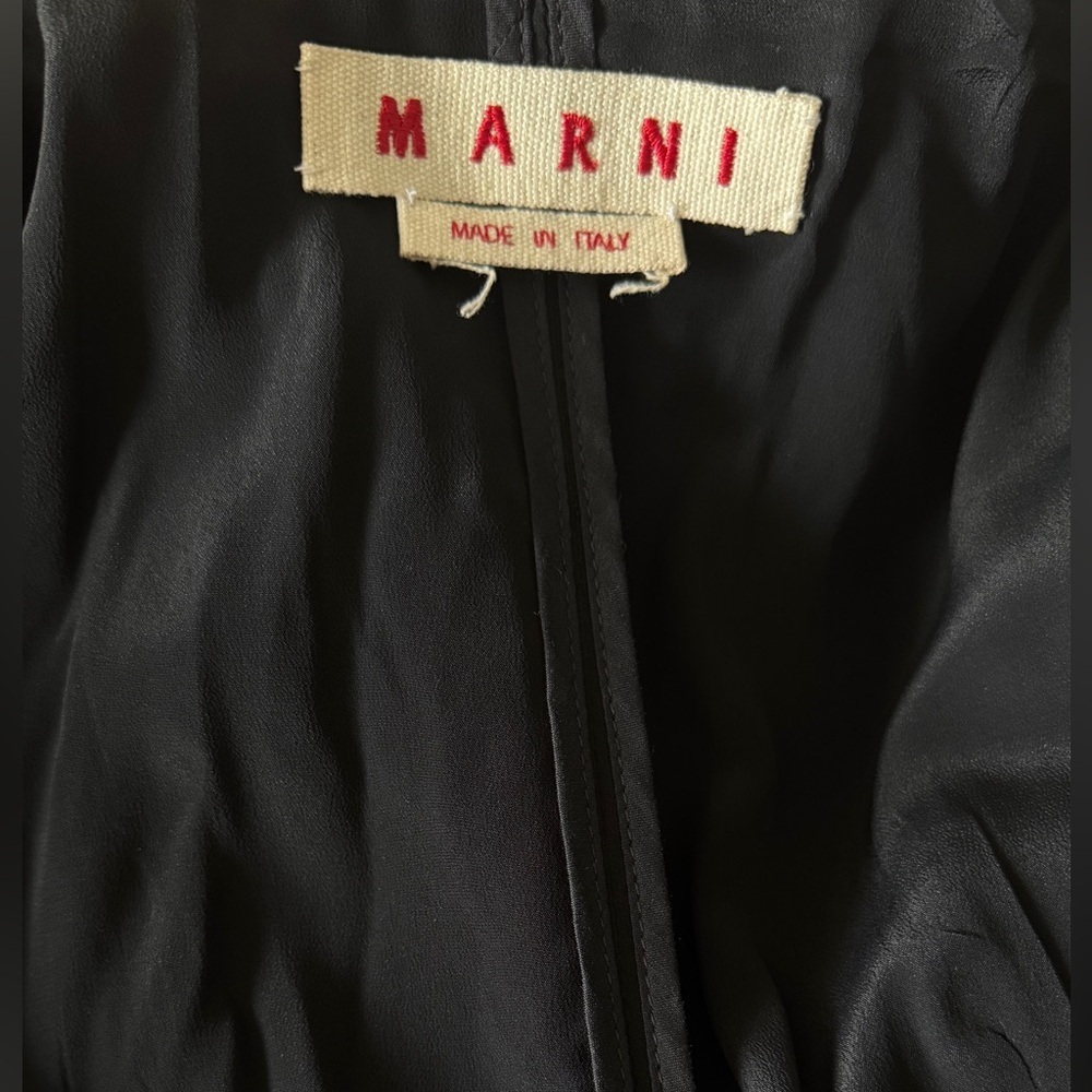 💰BIG SALE Marni Classic Black Lamb Fur Coat made in Italy. Excellent condition. - Picture 11 of 13